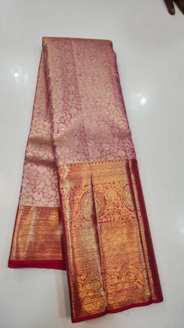 Pink Sil Saree
